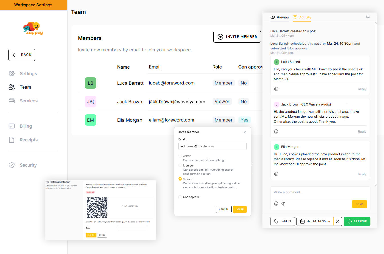 With zappzy you have customizing content for different platforms