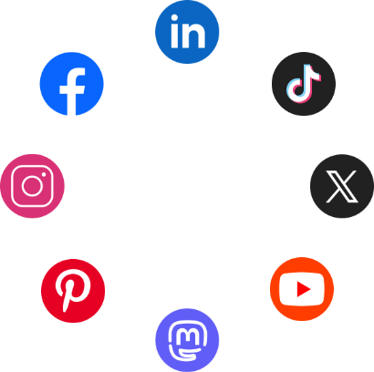 Manage every social media plattfrom with zappzy