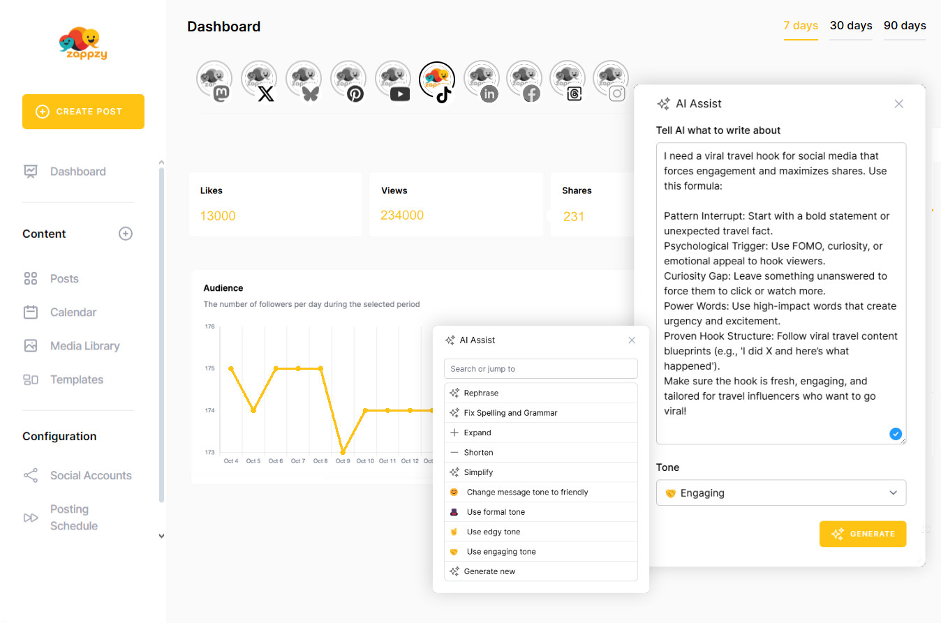 zappzy gives you clear insights into what works—so you can keep your content fresh, relevant, and always on point.