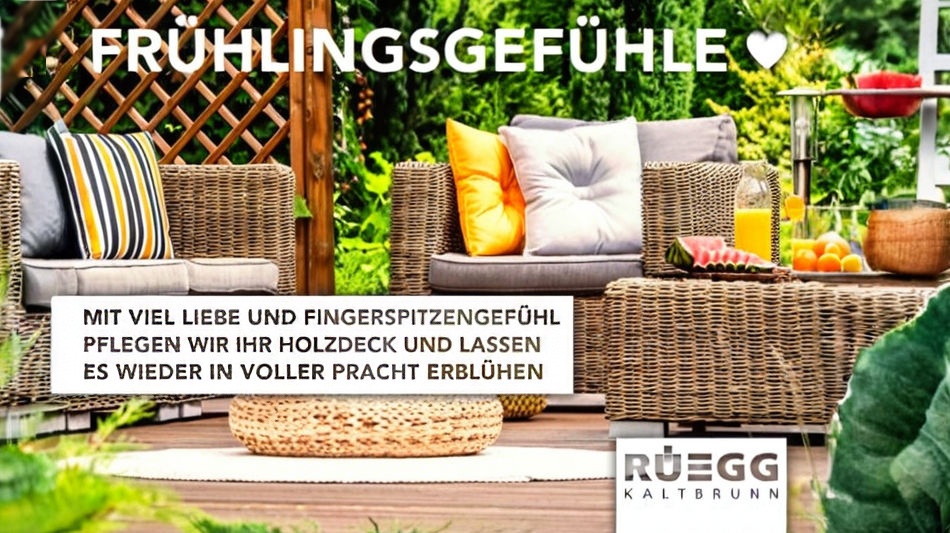 Wir verwöhnen Ihr Holzdeck